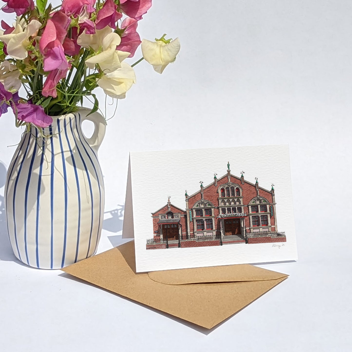 South Norwood - Stanley Hall - Greeting card with envelope