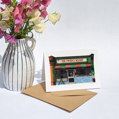 Holborn - The Fryer's Delight - Greeting card with envelope