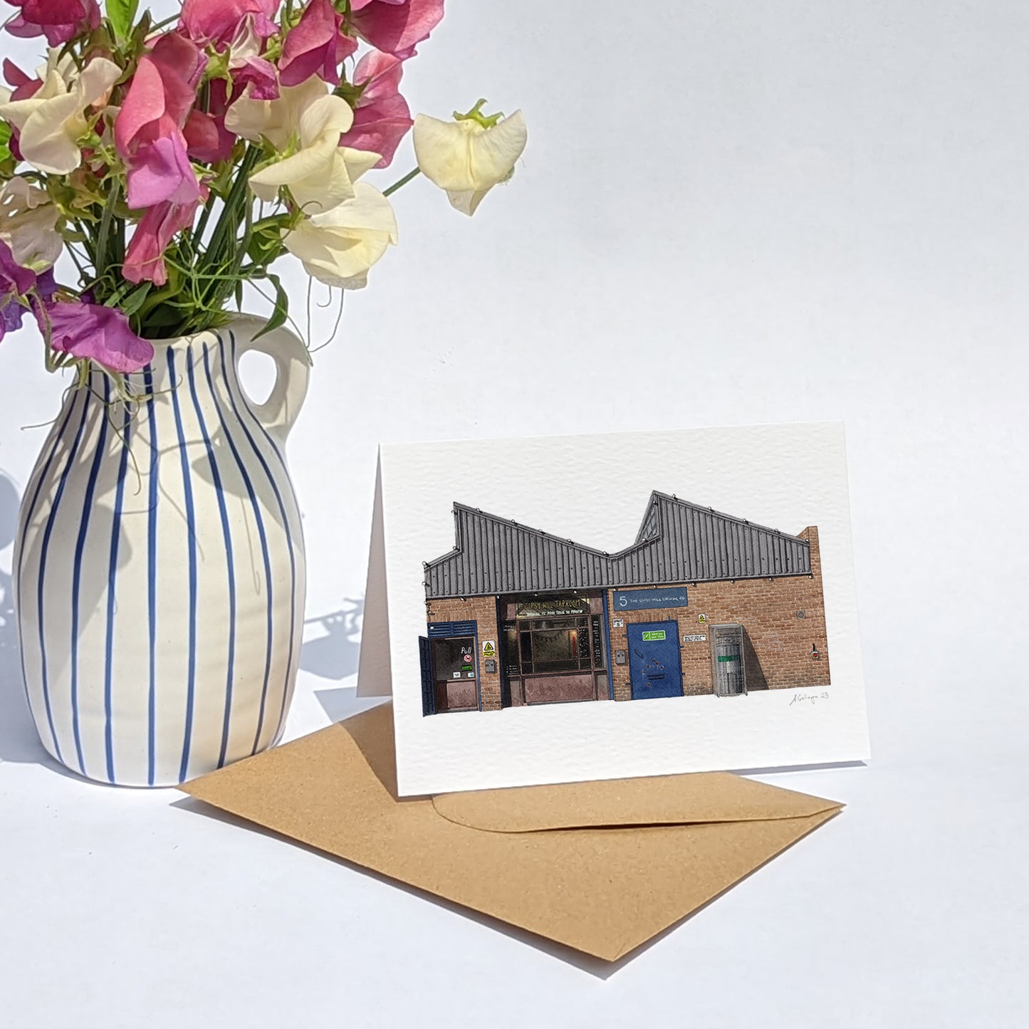 Gipsy Hill Brewery Taproom - Greeting card with envelope