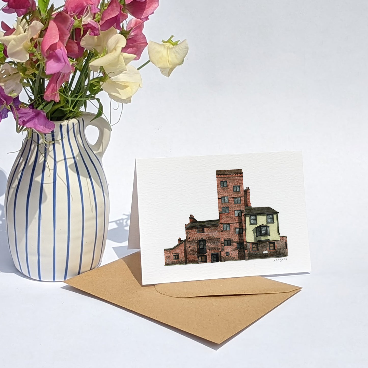 Islington - Canonbury Tower - Greeting card with envelope - Newington Green