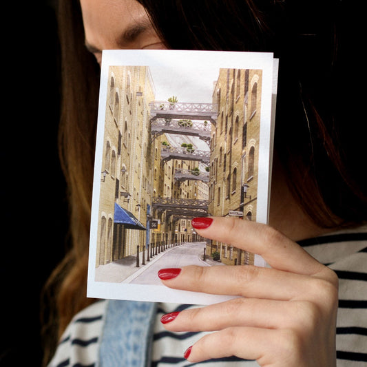 Bermondsey - Shad Thames - Greeting card with envelope