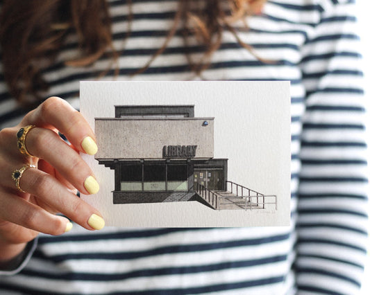 South Norwood - Library - Greeting card with envelope