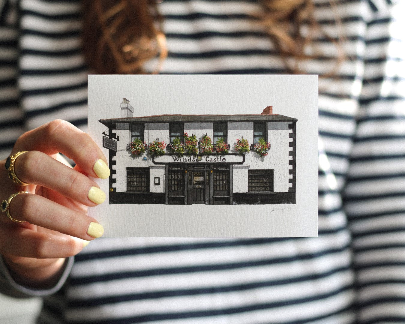 Notting Hill - The Windsor Castle - Greeting card with envelope