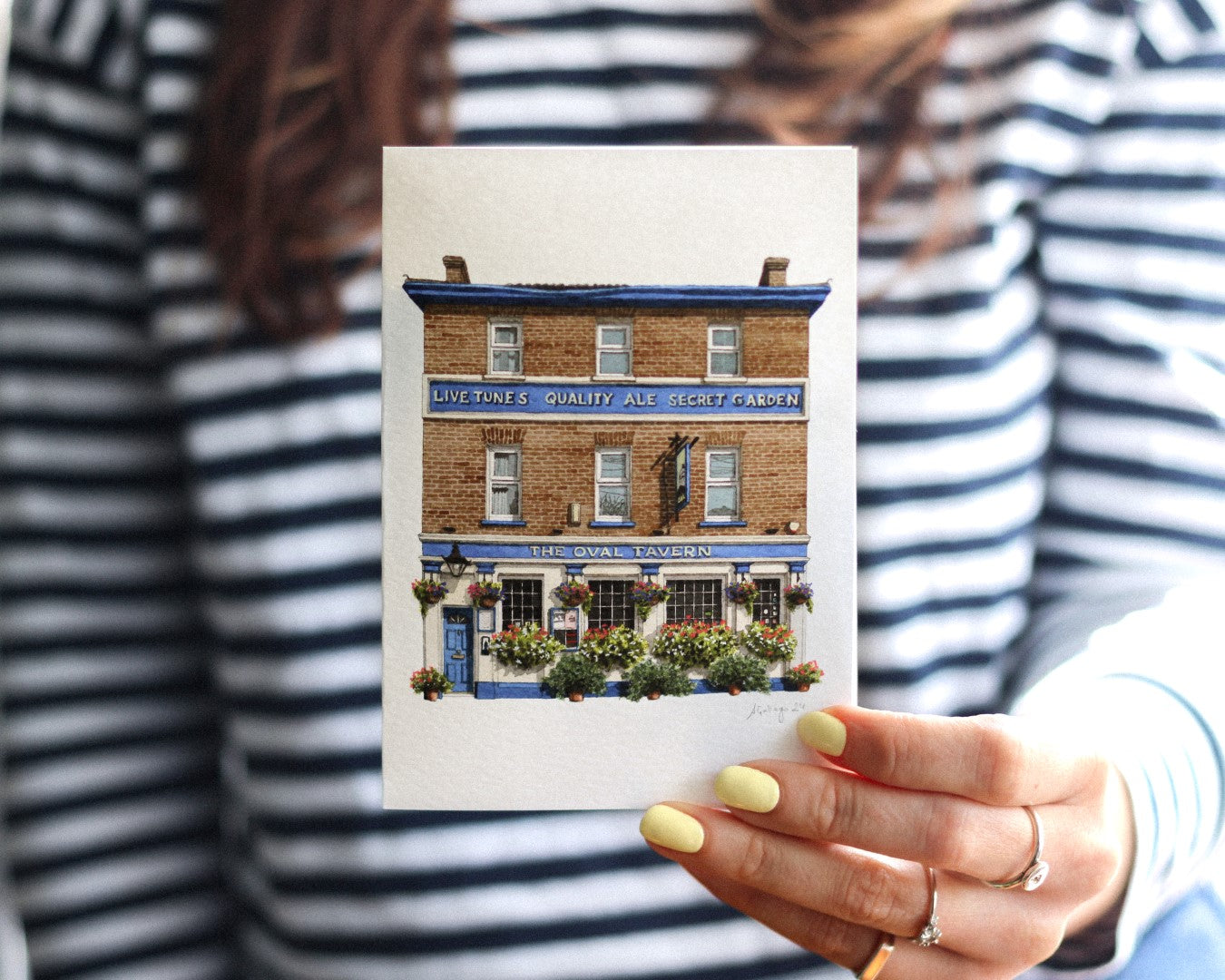 Croydon - The Oval Tavern - Greeting card with envelope