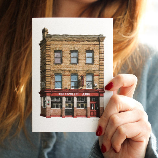 Peckham - The Gowlett Arms - Greeting card with envelope