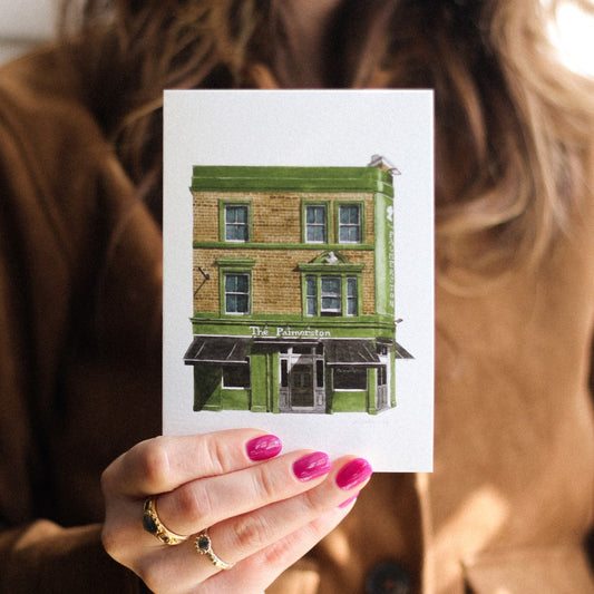 East Dulwich - The Palmerston - Greeting card with envelope