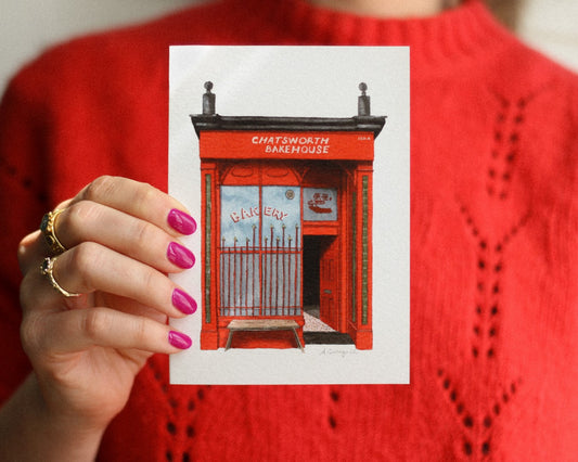 Crystal Palace - Chatsworth Bakehouse - Greeting card with envelope