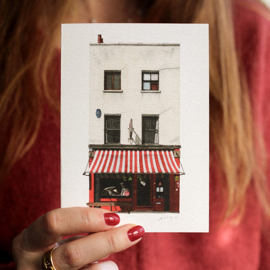 Waterloo - Scootercaffe - Greeting card with envelope