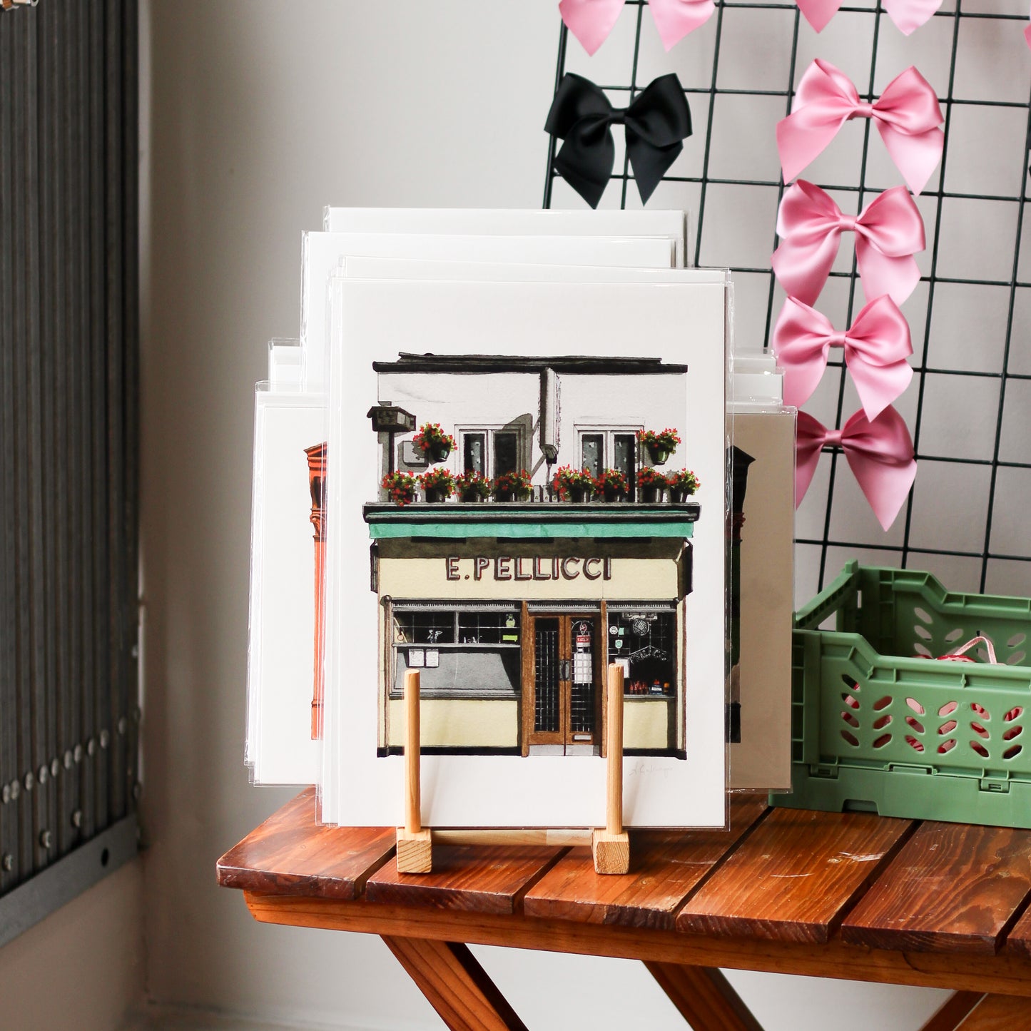 Bethnal Green - E Pellicci Cafe - Giclée Print (unframed