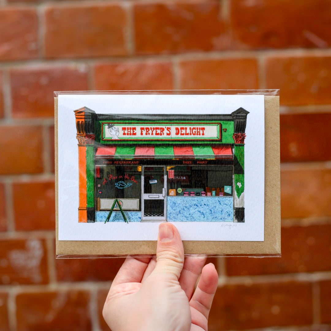 Holborn - The Fryer's Delight - Greeting card with envelope