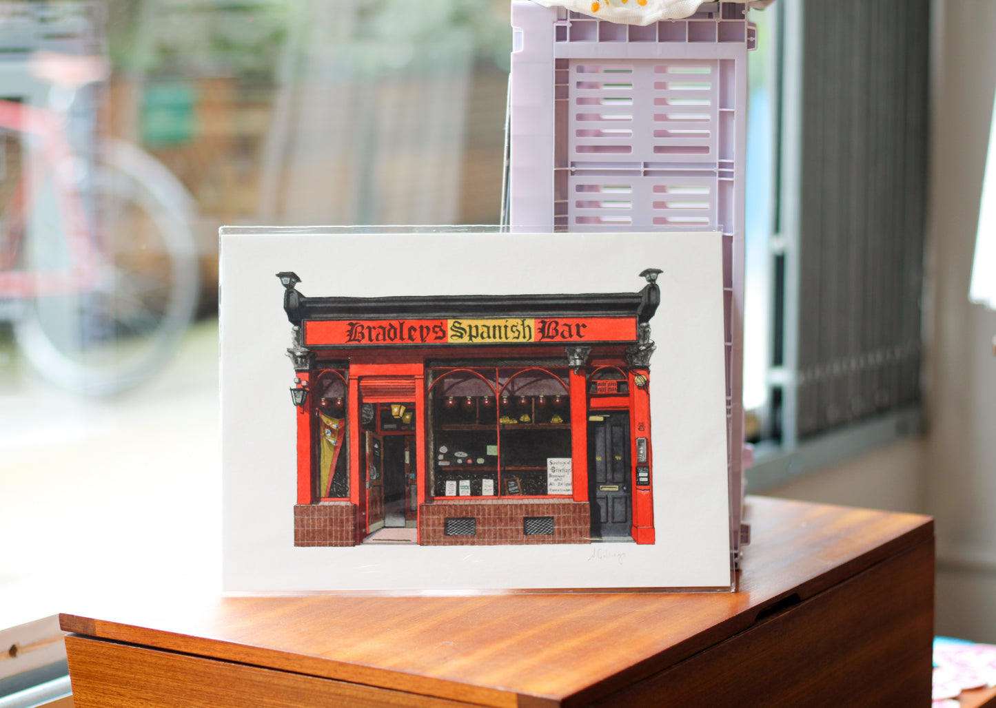 Soho - Bradley's Spanish Bar - Giclée Print (unframed)