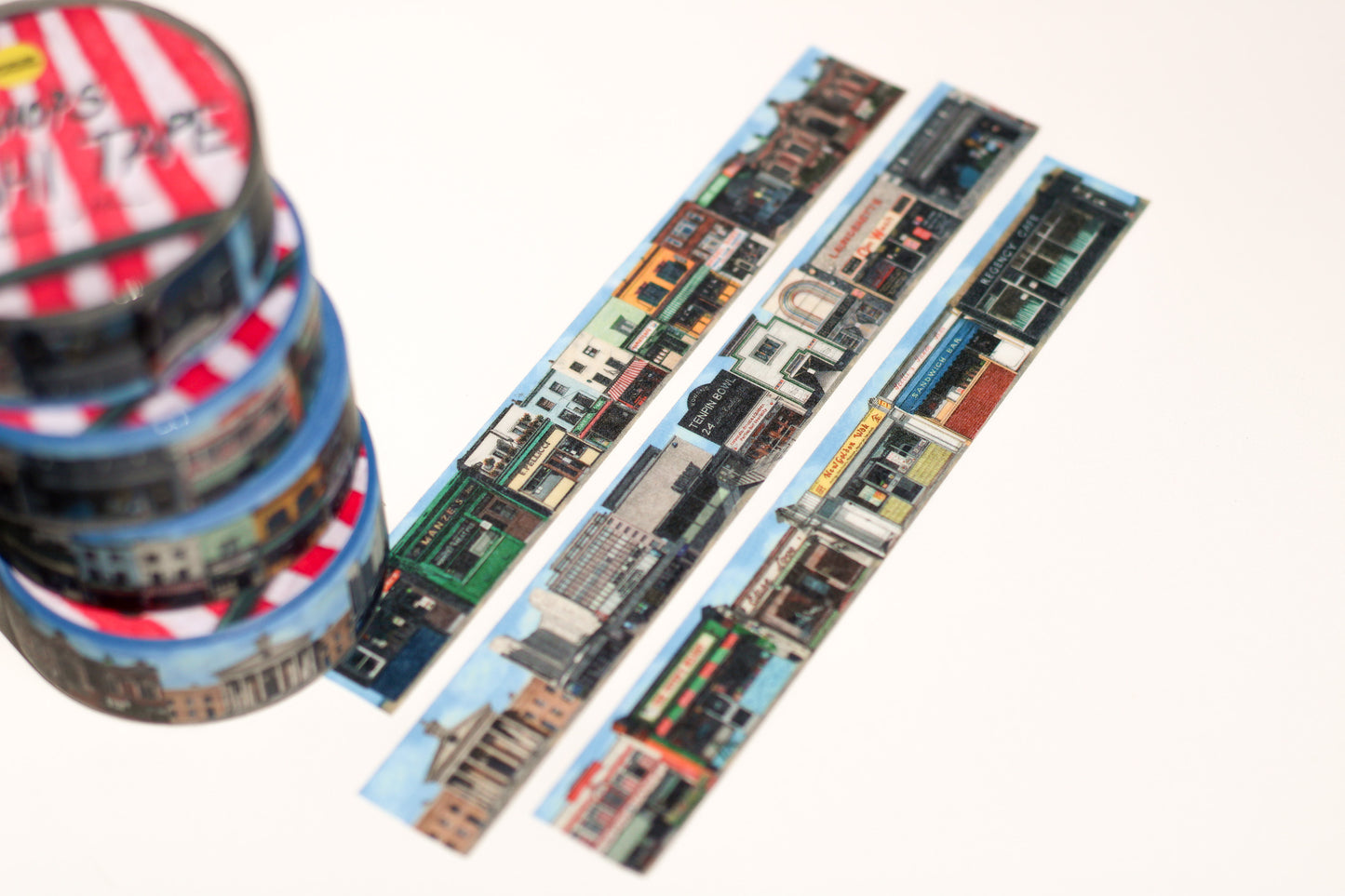 London shop fronts (2024) - Washi tape - 15mm x 10m