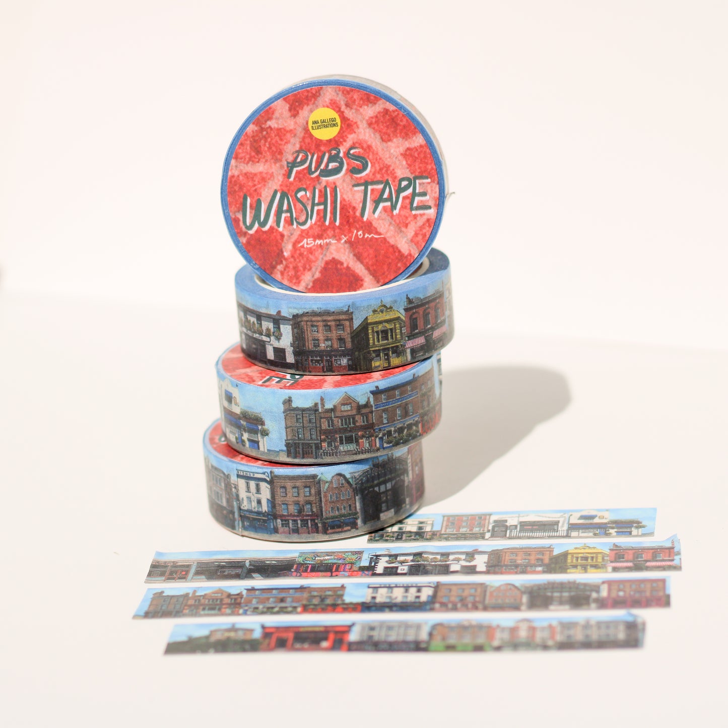 London pubs (2024) - Washi tape - 15mm x 10m