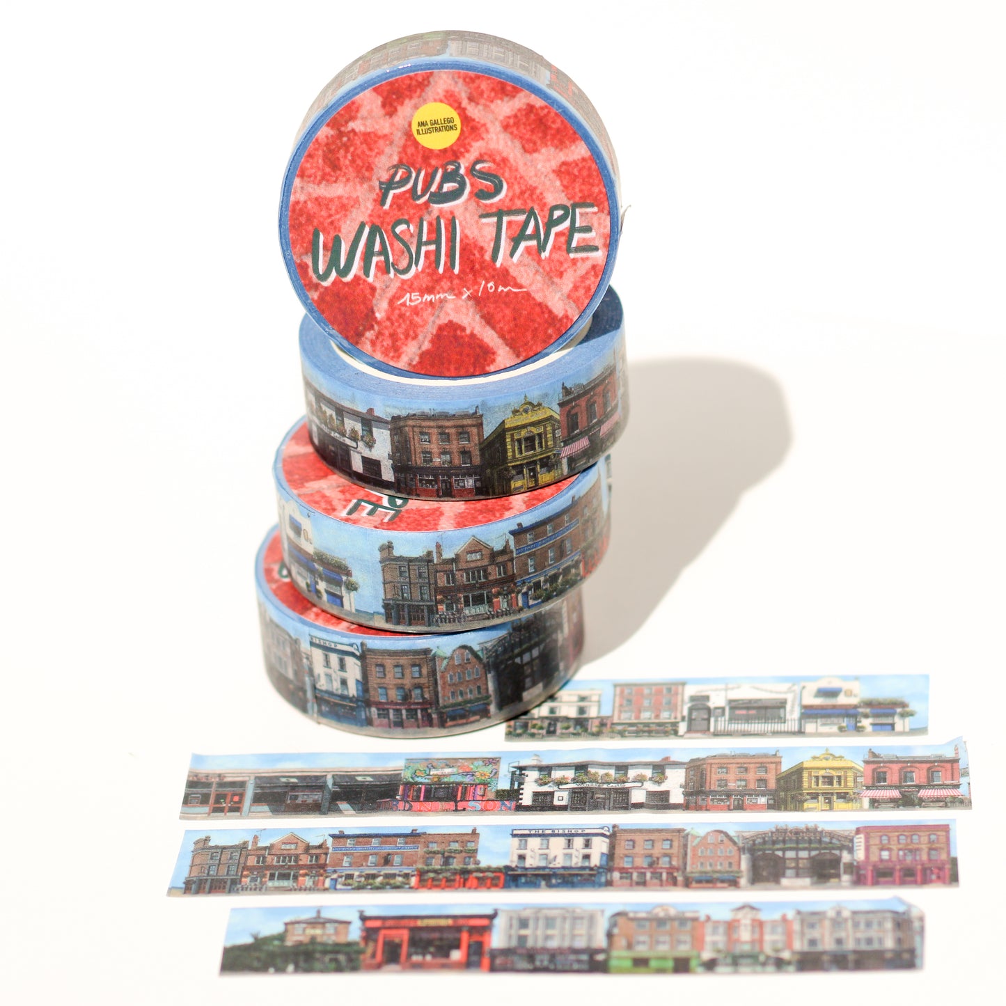 London pubs (2024) - Washi tape - 15mm x 10m