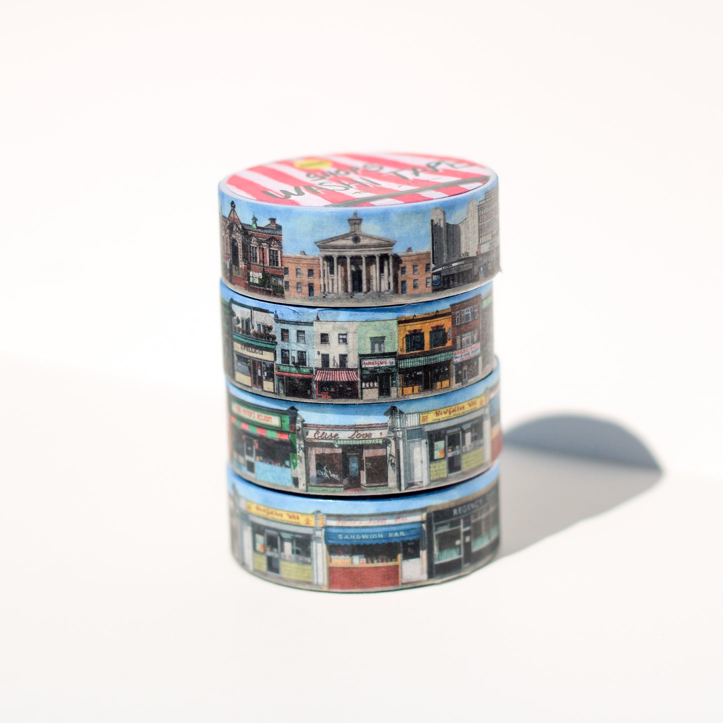 London shop fronts (2024) - Washi tape - 15mm x 10m