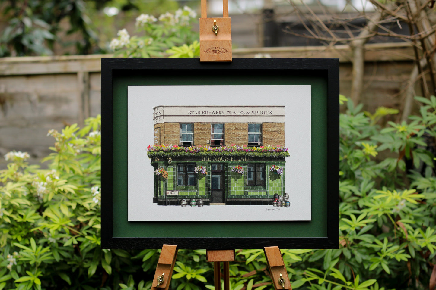 Greenwich - Pelton Arms - Original watercolour painting
