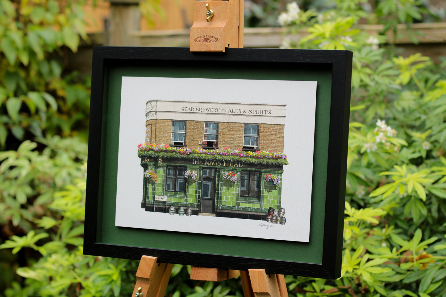 Greenwich - Pelton Arms - Original watercolour painting