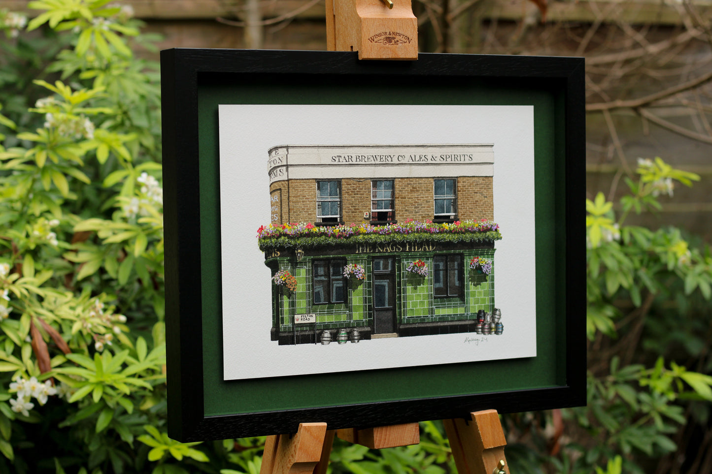 Greenwich - Pelton Arms - Original watercolour painting