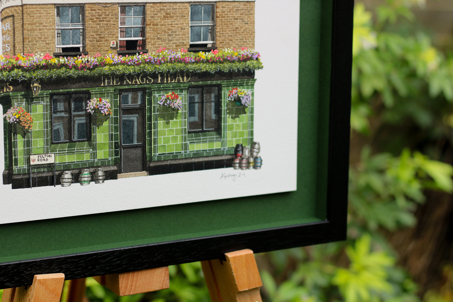 Greenwich - Pelton Arms - Original watercolour painting