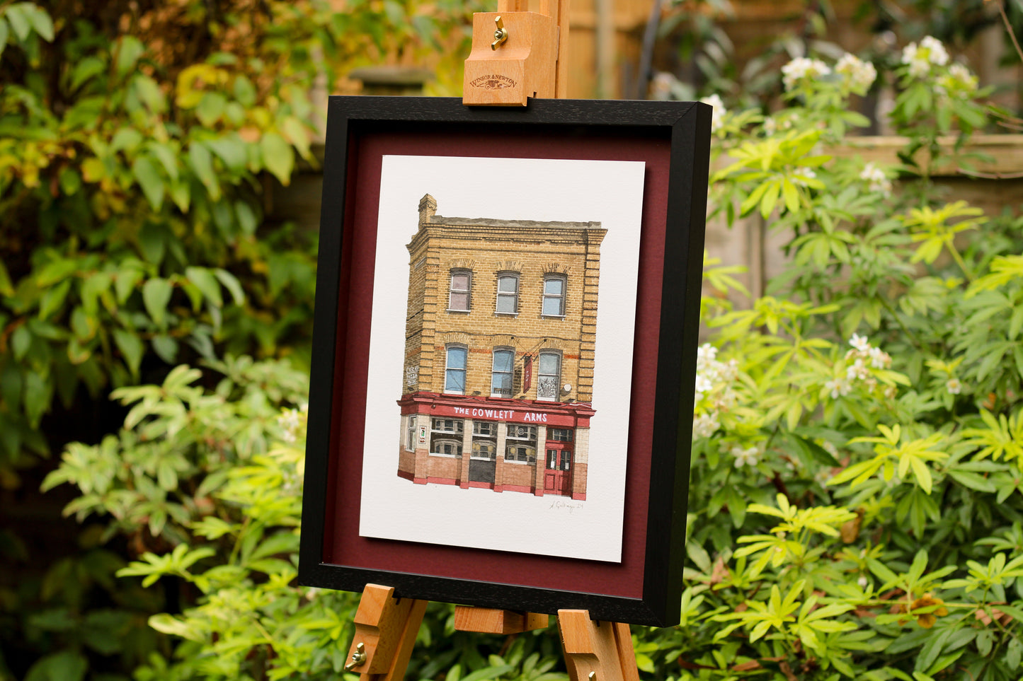 Peckham - The Gowlett Arms - Original watercolour painting (framed)