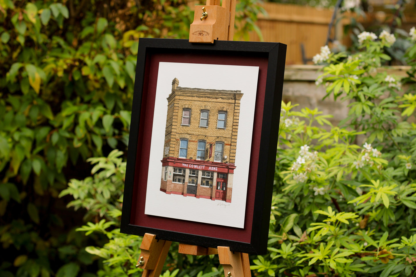 Peckham - The Gowlett Arms - Original watercolour painting (framed)