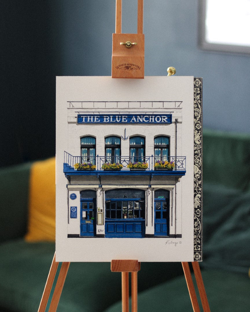 Hammersmith - The Blue Anchor - Giclée Print (unframed)