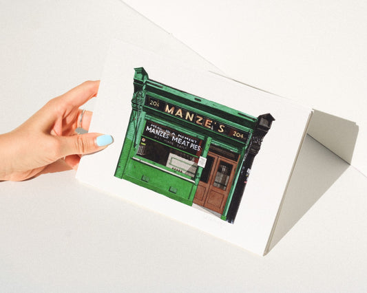 Deptford - Manze's - Pie & Mash shop - Giclée Print (unframed)