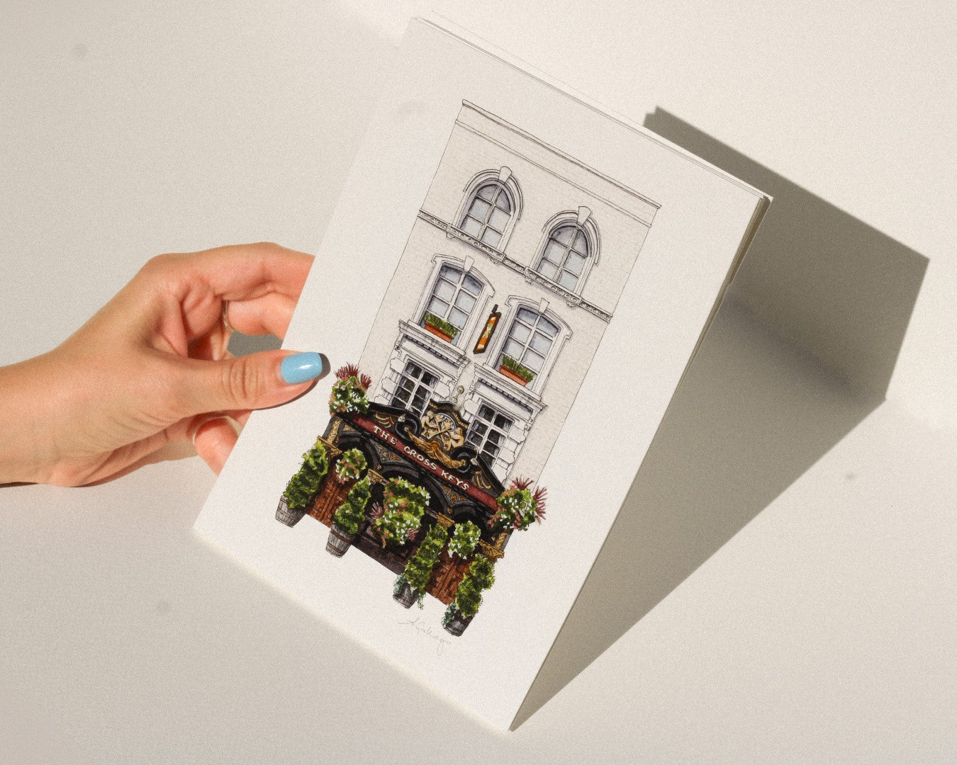 Covent Garden - The Cross Keys pub - Giclée Print (unframed)