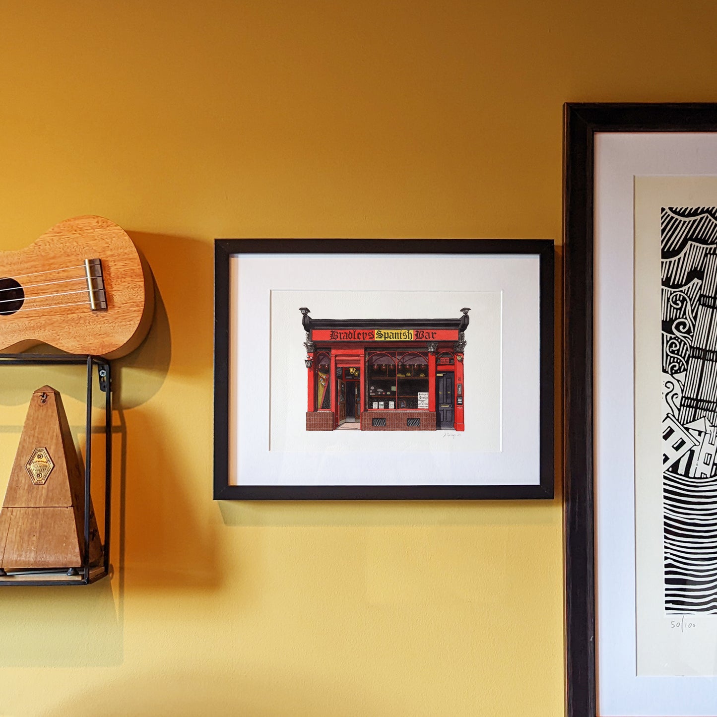 Soho - Bradley's Spanish Bar - Giclée Print (unframed)