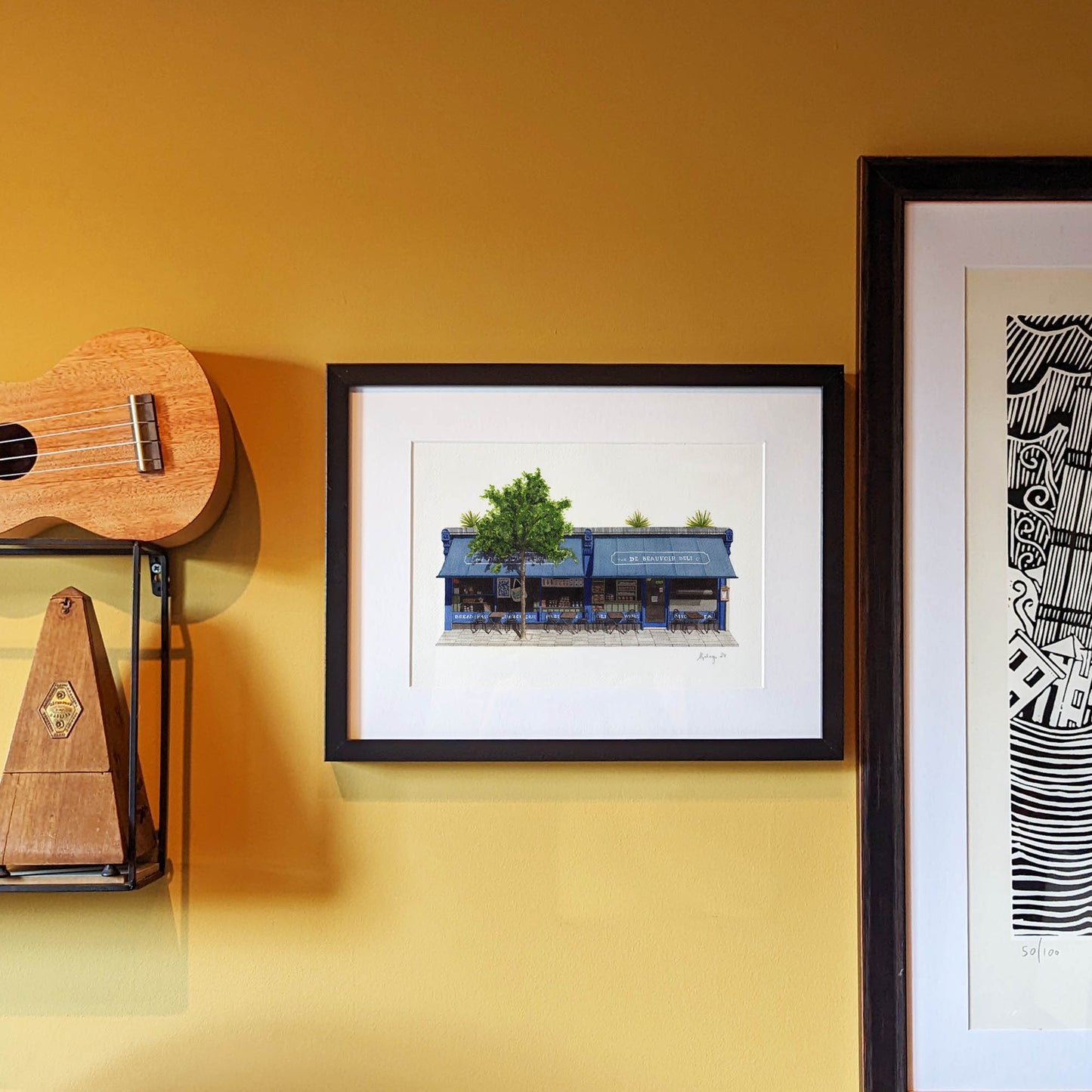 Islington - De Beauvoir Deli - Giclée Print (unframed) - Dalston