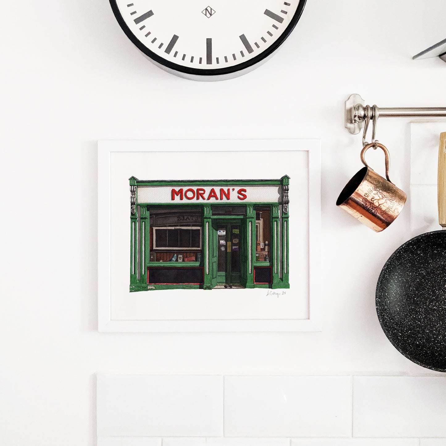 Westport - Moran's - Giclée Print (unframed) - Co. Mayo. Ireland