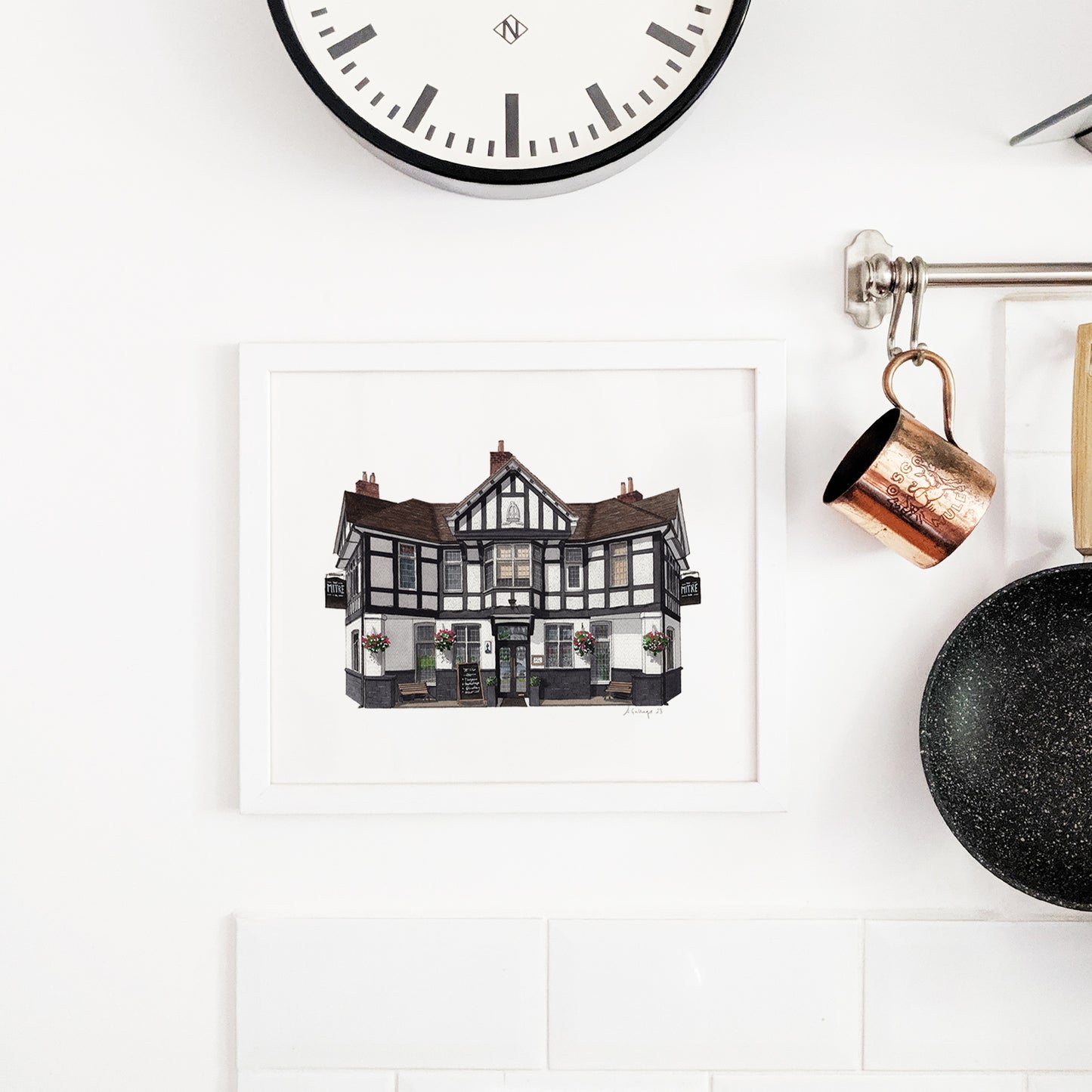 Fulham - The Mitre - Giclée Print (unframed)