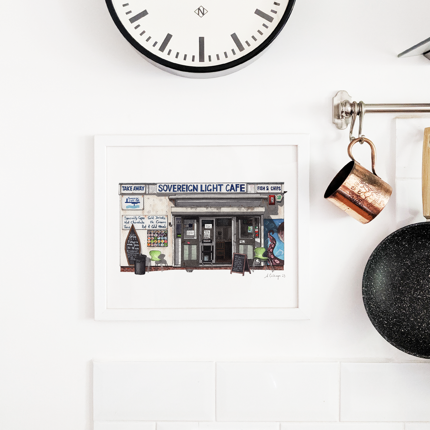 Bexhill - Sovereign Light Cafe - Giclée Print (unframed)