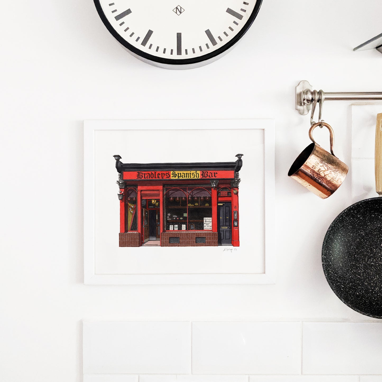 Soho - Bradley's Spanish Bar - Giclée Print (unframed)
