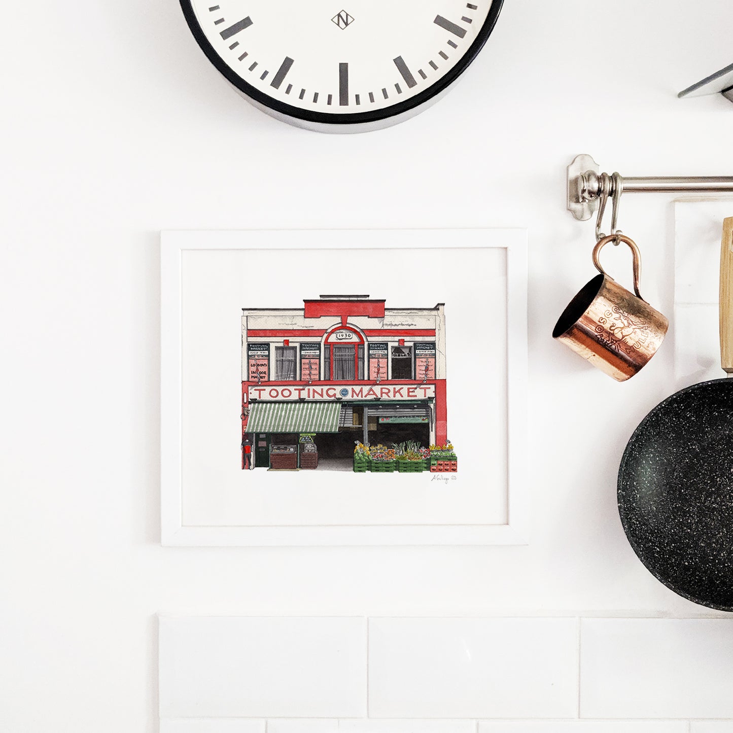 Tooting - Tooting Market - Giclée Print (unframed)