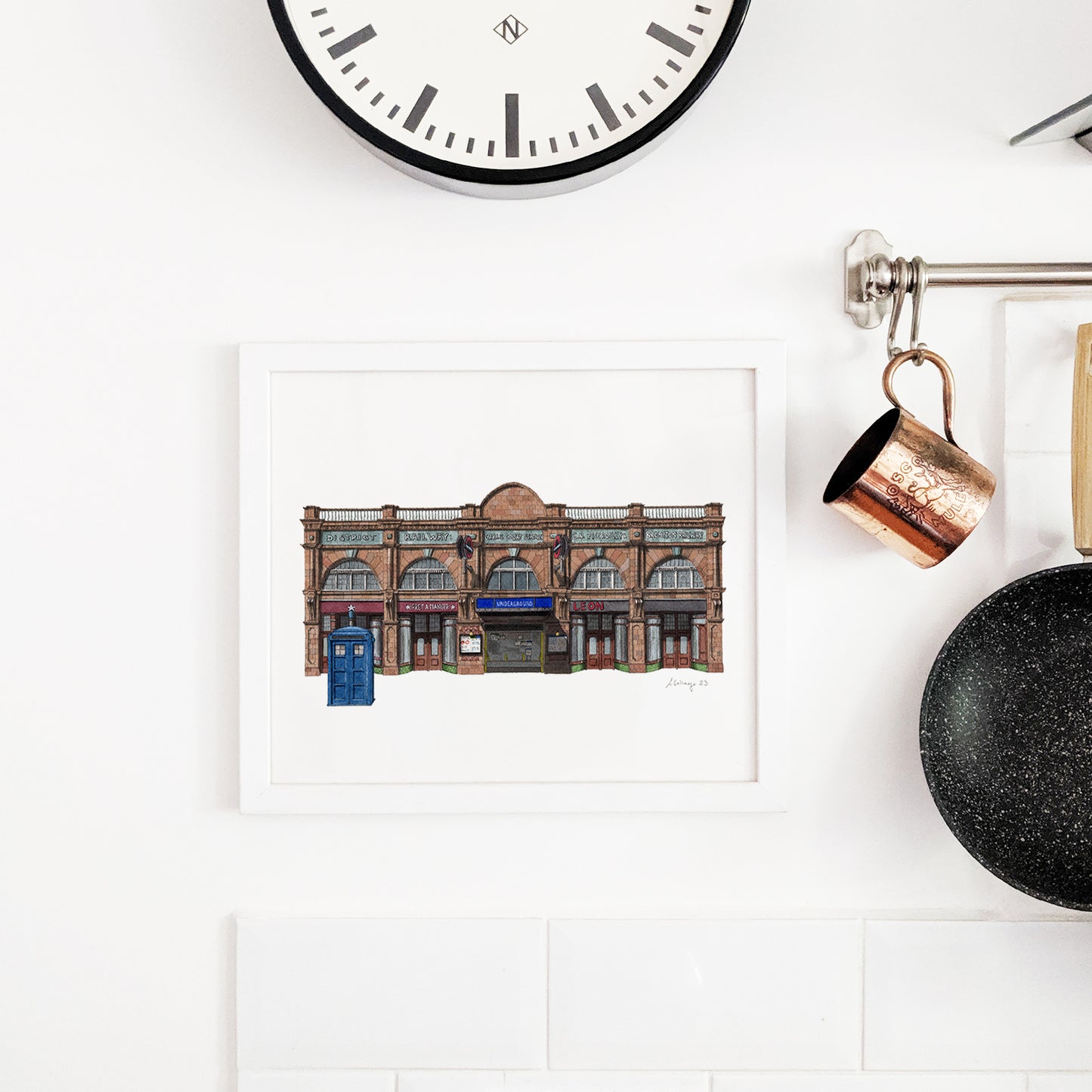 Earls Court Station - Giclée Print (unframed)