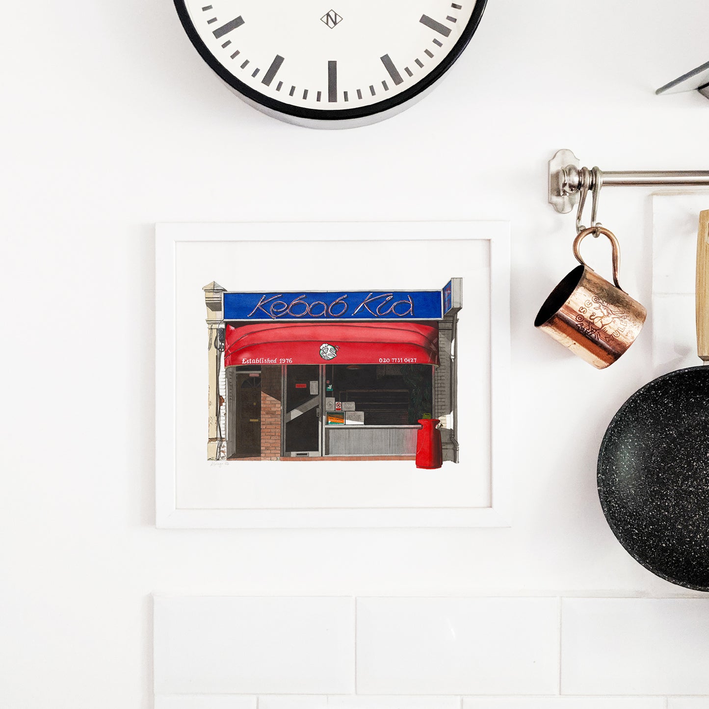 Fulham - Kebab Kid - Giclée Print (unframed)