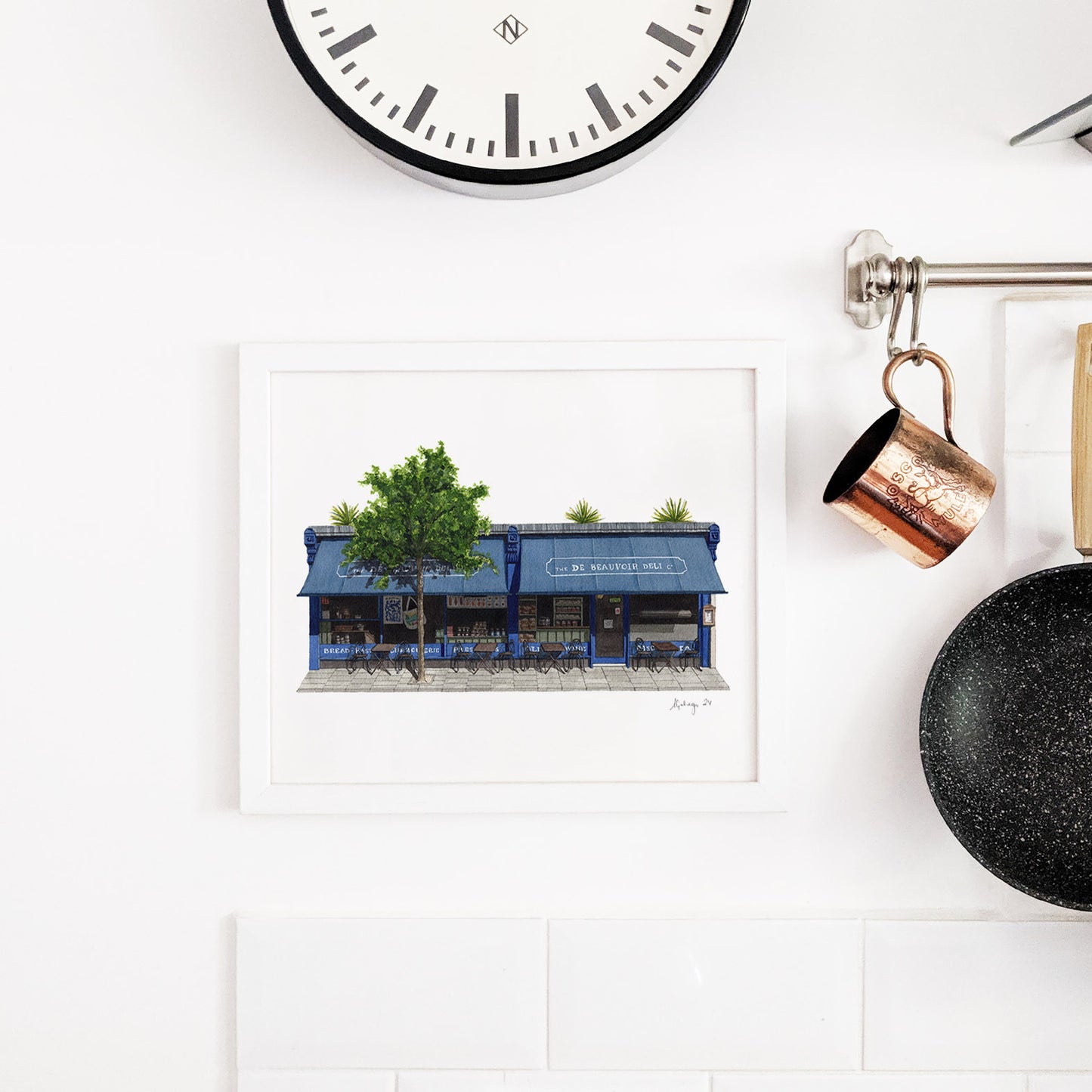 Islington - De Beauvoir Deli - Giclée Print (unframed) - Dalston