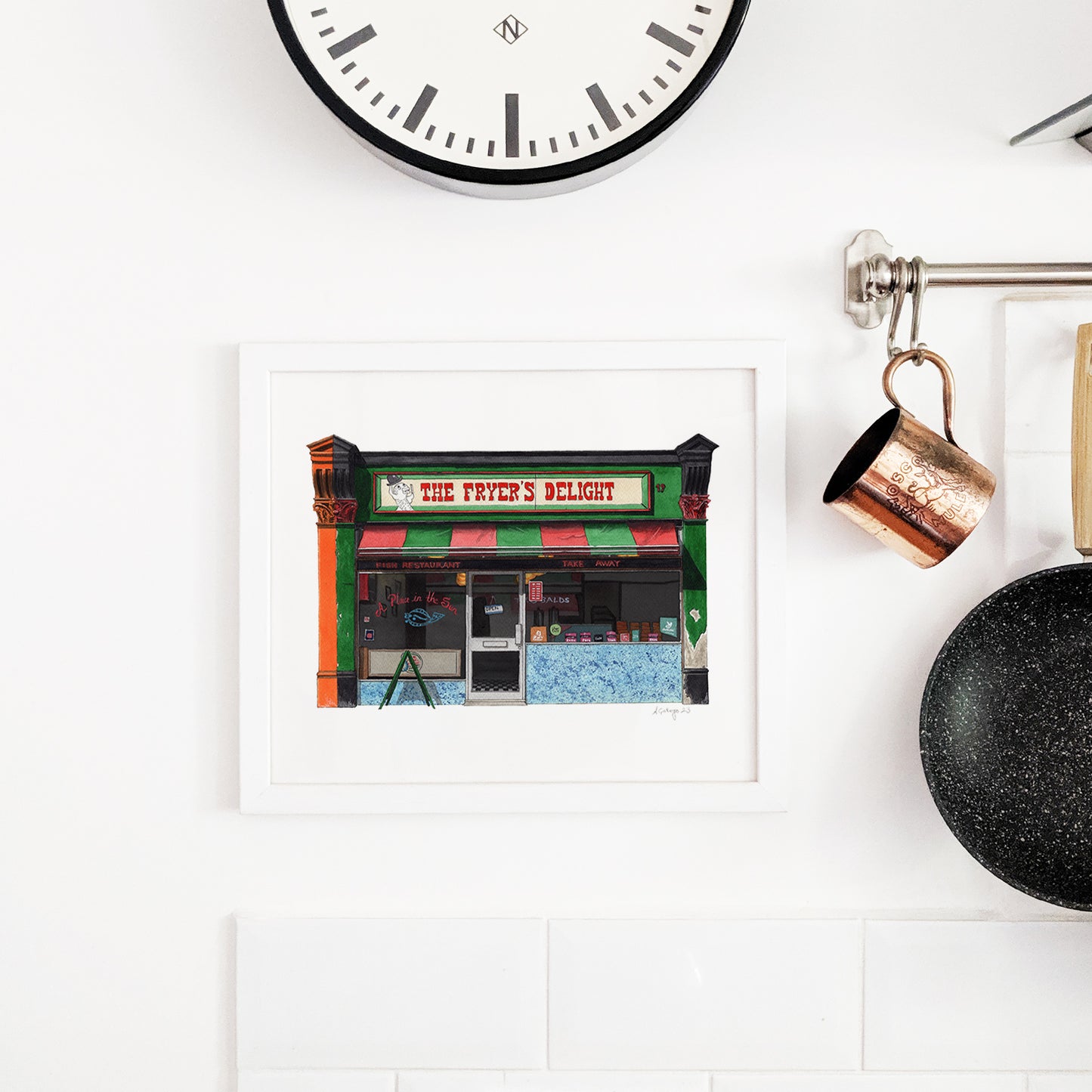 Holborn - The Fryer's Delight - Giclée Print (unframed)