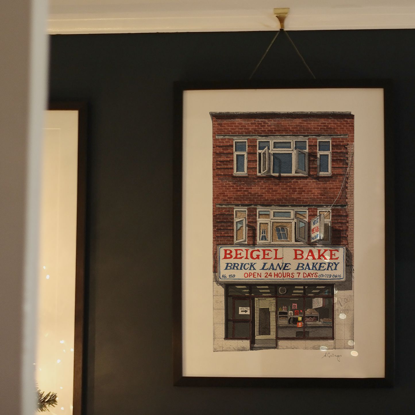 Brick Lane - Beigel Bake - Giclée Print (unframed) - Shoreditch