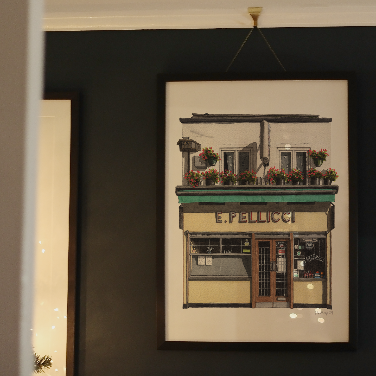 Bethnal Green - E Pellicci Cafe - Giclée Print (unframed