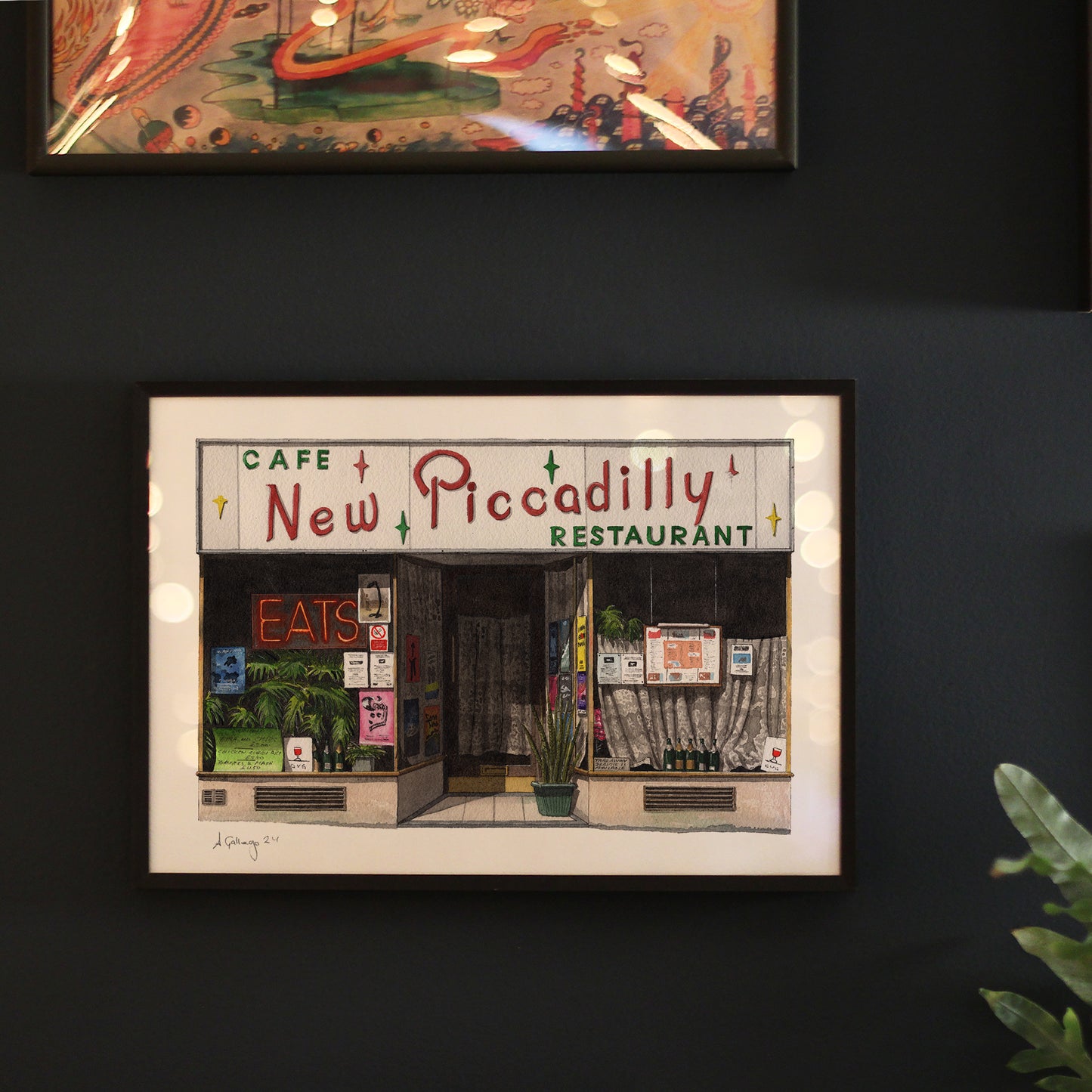 Central - New Piccadilly Cafe - Giclée Print (unframed)