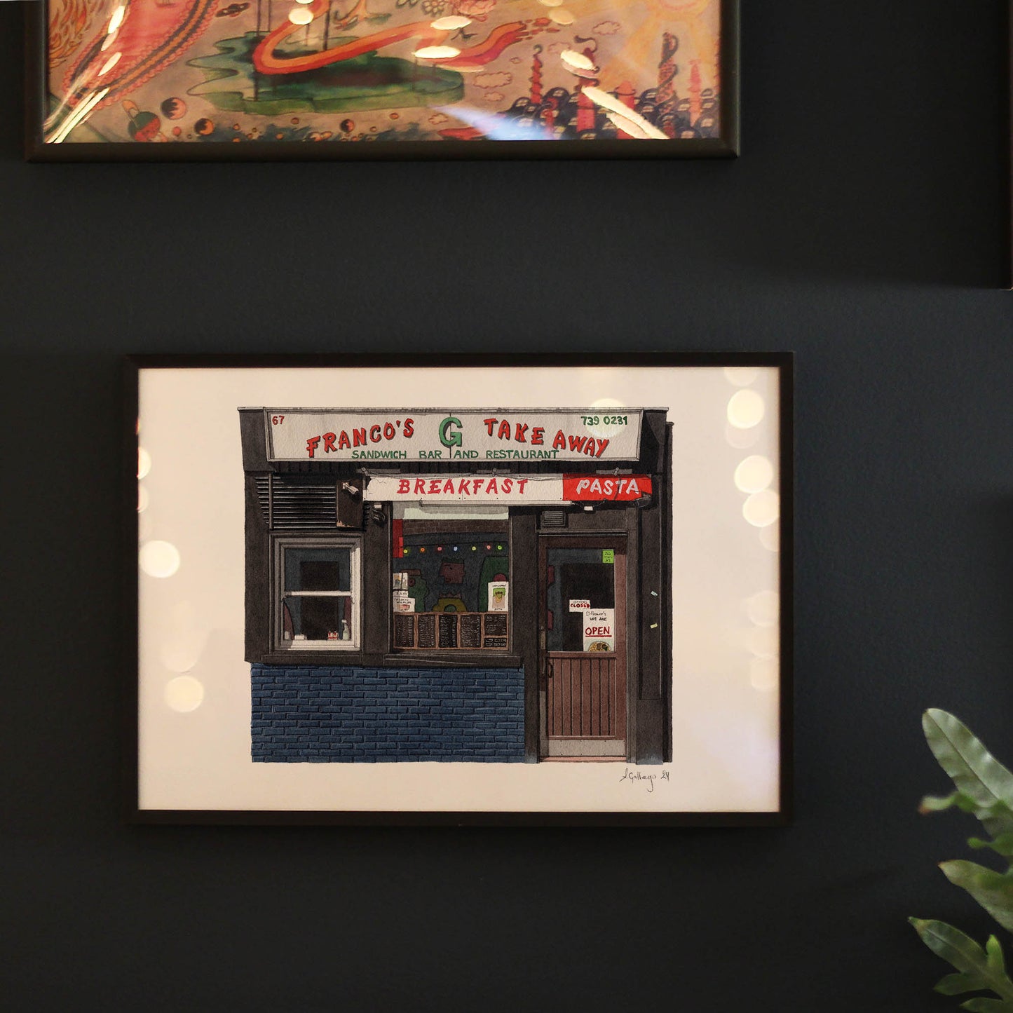 Shoreditch - Franco's Take Away - Giclée Print (unframed)