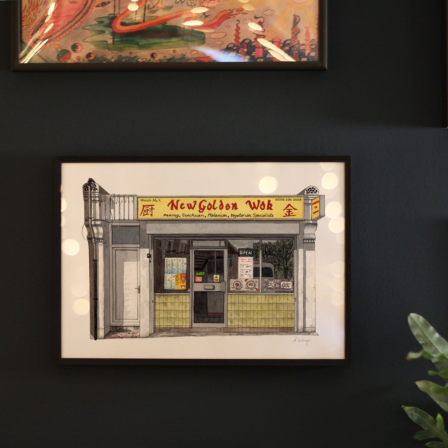 West Norwood - New Golden Wok - Giclée Print (unframed)