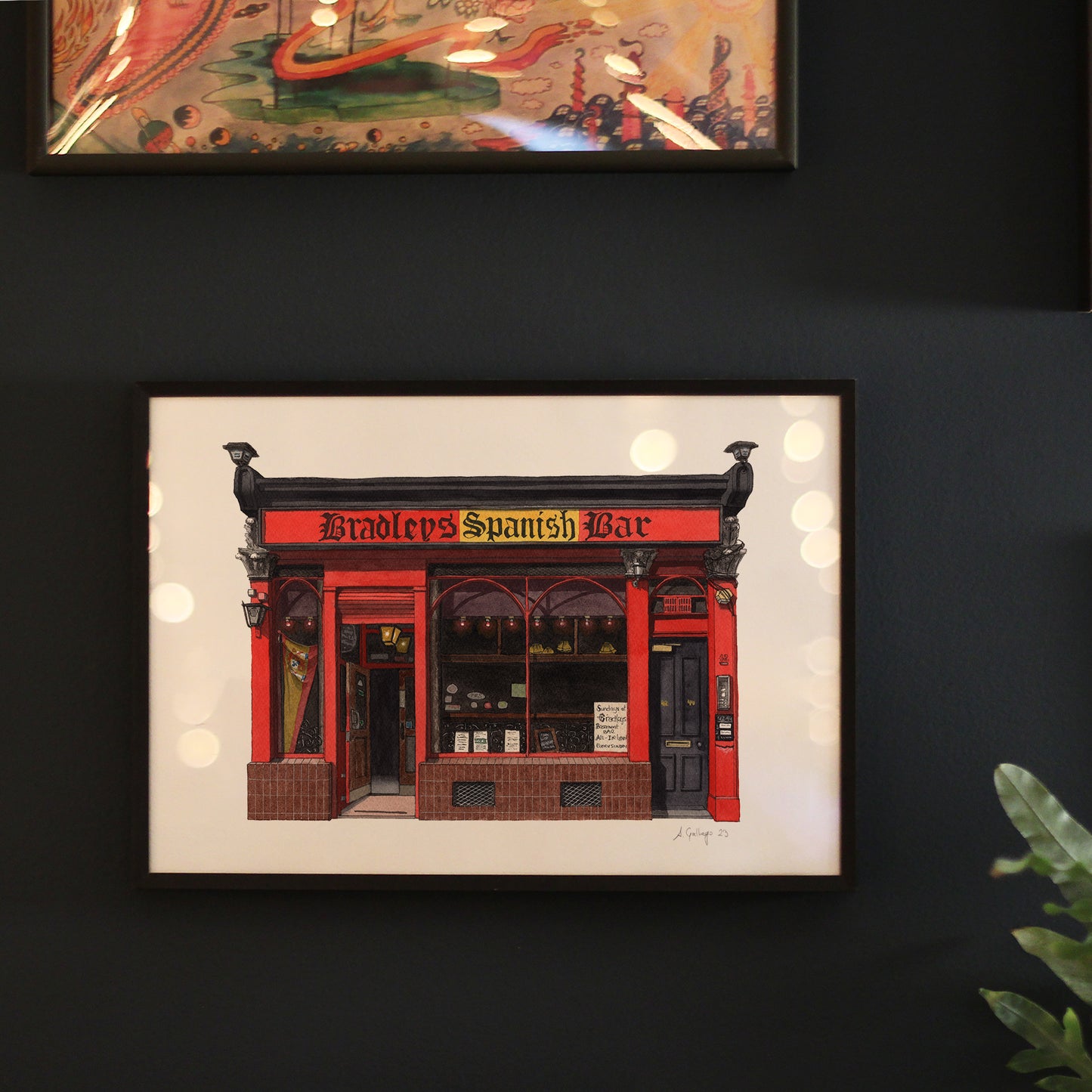 Soho - Bradley's Spanish Bar - Giclée Print (unframed)