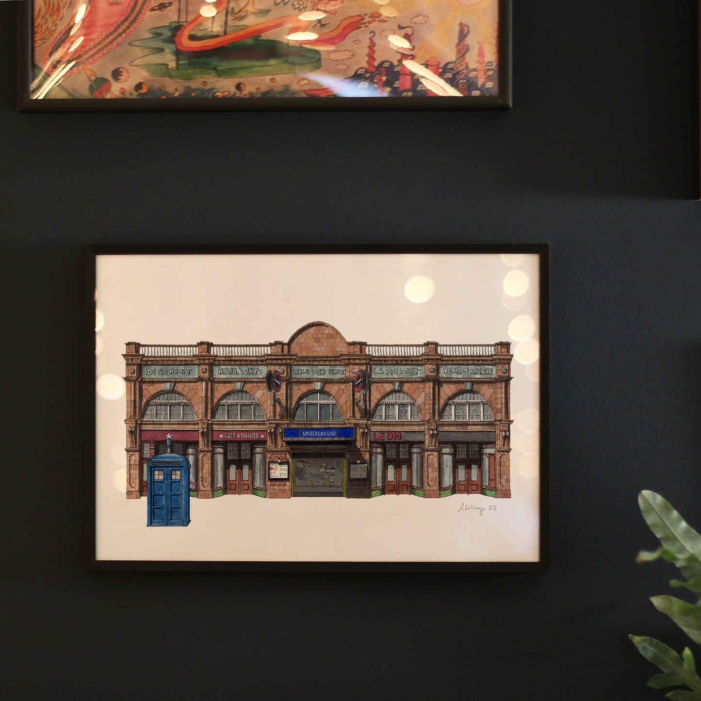 Earls Court Station - Giclée Print (unframed)