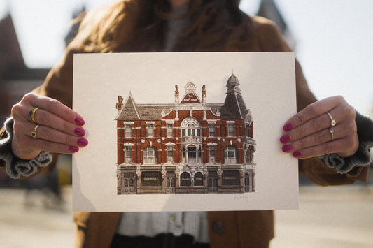 Herne Hill - The Half Moon Pub - Giclée Print (unframed)