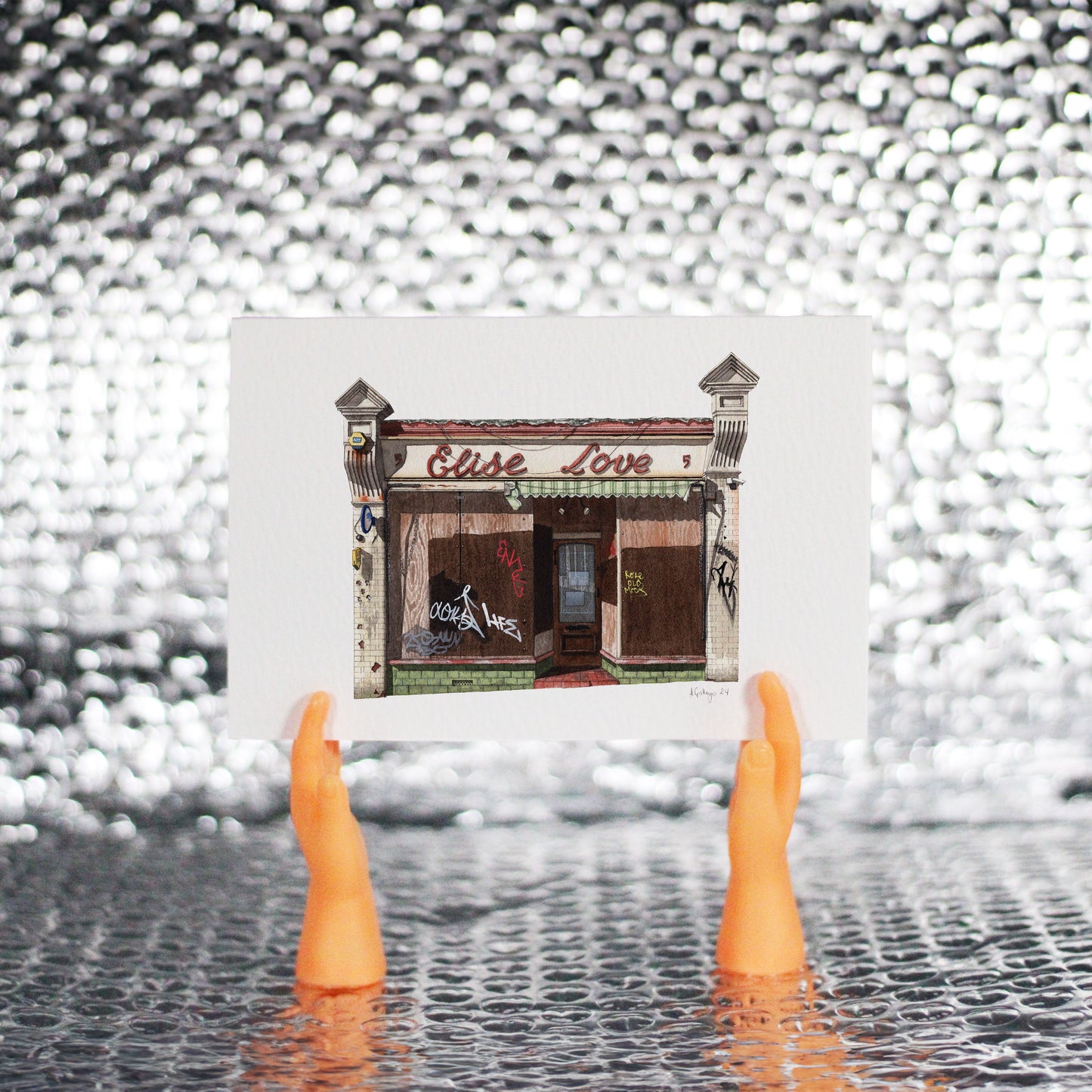 South Norwood - Elise Love - Greeting card with envelope