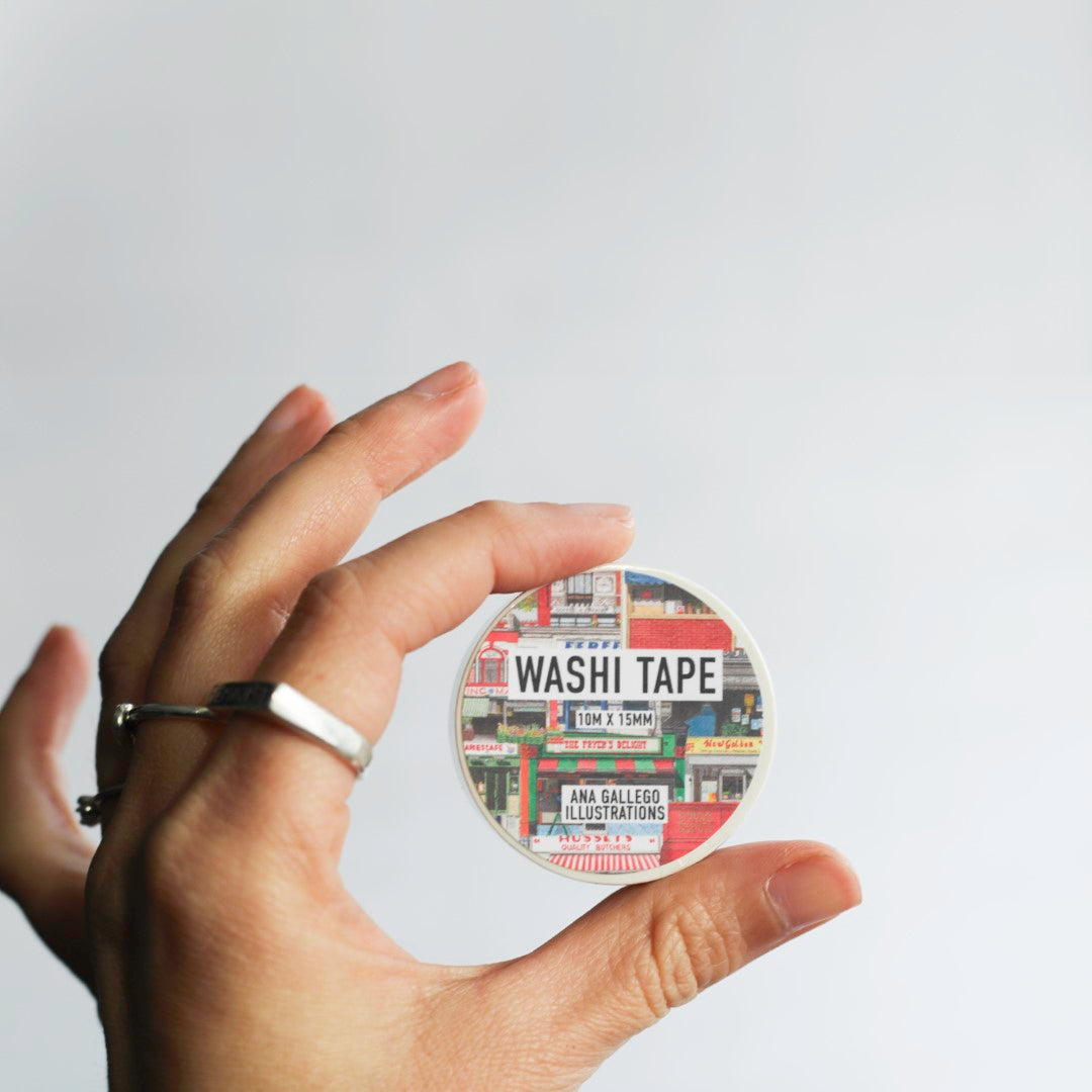 London Shop Fronts - Washi tape - 15mm x 10m