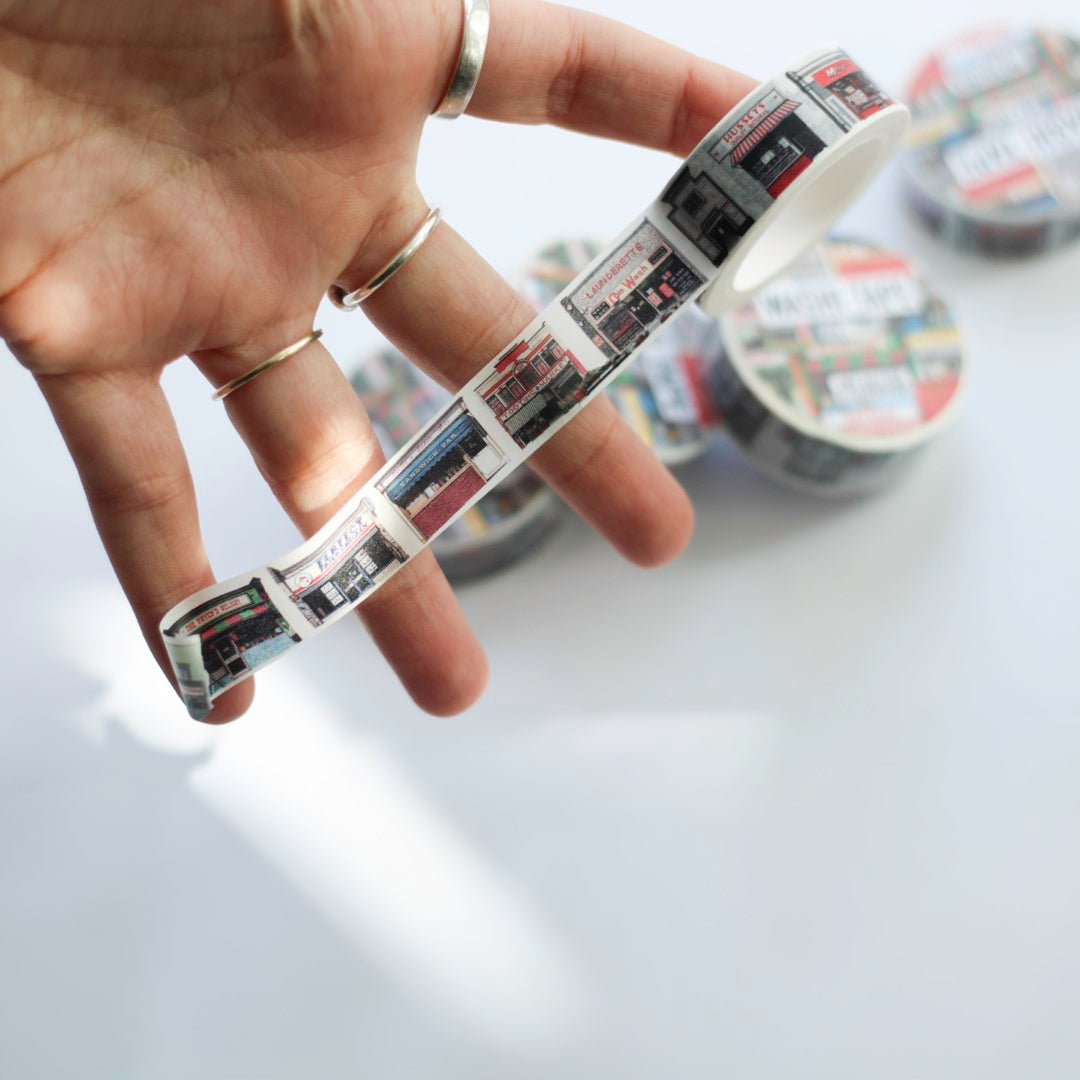 London Shop Fronts - Washi tape - 15mm x 10m